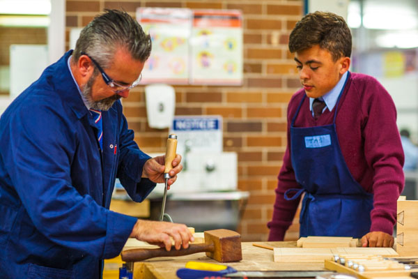 Casimir Catholic College Marrickville Woodworking facilities