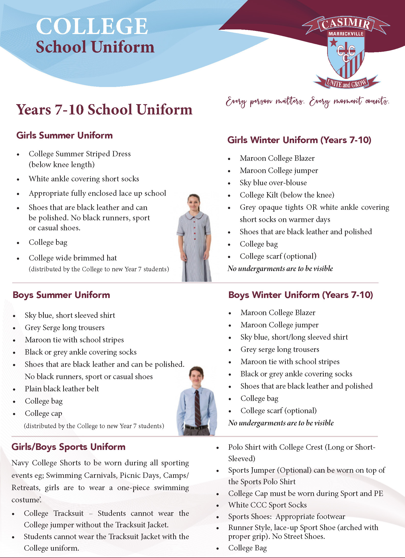 Casimir Catholic College Student Handbook 2022 17