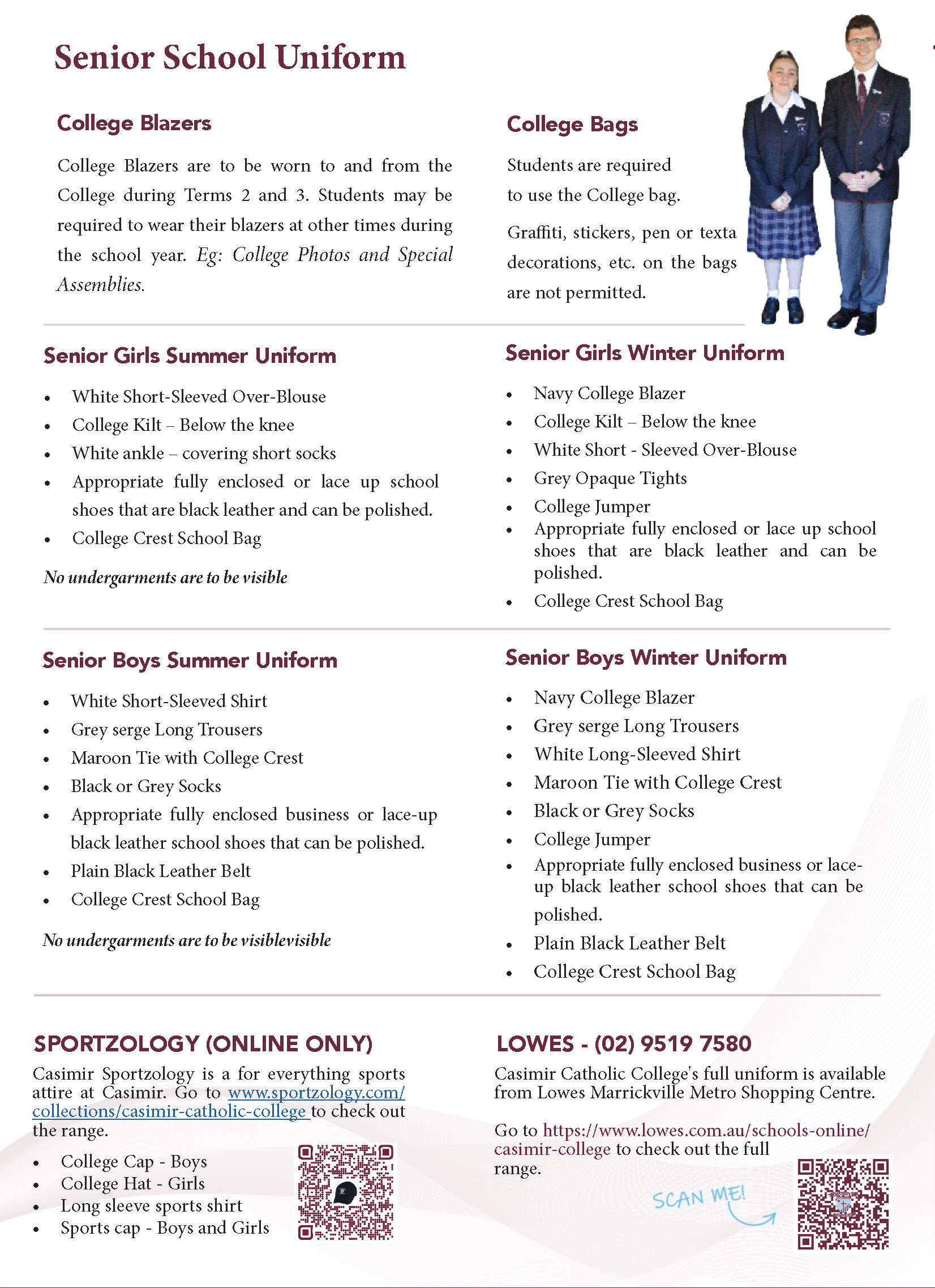 Casimir Catholic College Student Handbook 2022 18